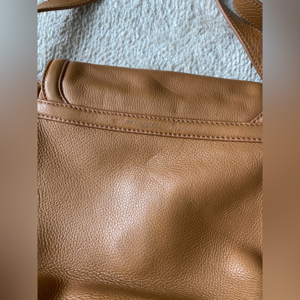 Tory Burch Cognac Brown Amanda Crossbody Bag and Matching Wallet! - Picture 5 of 12